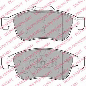Delphi Brake Pad Set, disc brake – price 115 PLN