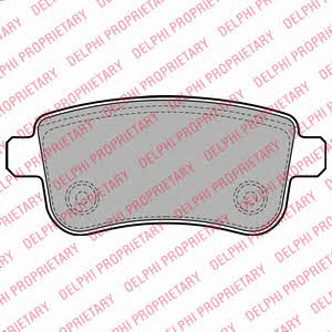Delphi Brake pad set – price 93 PLN