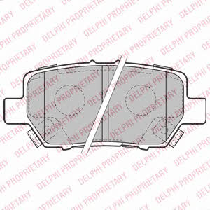 Delphi LP2160 Brake Pad Set, disc brake LP2160