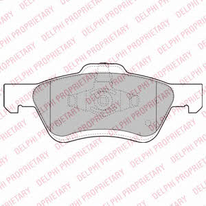 Delphi LP2161 Brake Pad Set, disc brake LP2161
