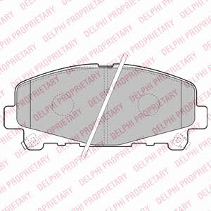 Delphi LP2166 Brake Pad Set, disc brake LP2166