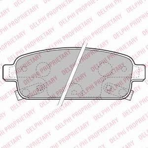 Delphi Brake Pad Set, disc brake – price 107 PLN