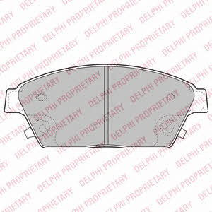 Delphi Brake Pad Set, disc brake – price 130 PLN