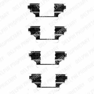 Delphi LX0403 Mounting kit brake pads LX0403