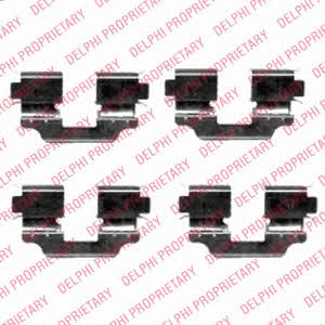 Delphi LX0424 Brake pad fitting kit LX0424 LX0424 Delphi Brake pad fitting kit