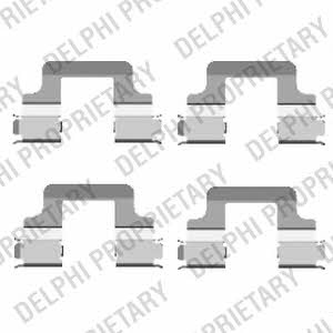 Delphi LX0437 Mounting kit brake pads LX0437