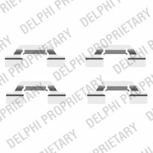 Delphi LX0438 Mounting kit brake pads LX0438