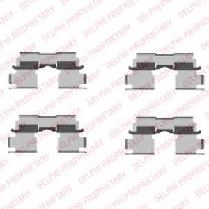 Delphi LX0451 Mounting kit brake pads LX0451