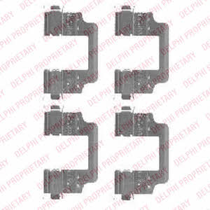 Delphi LX0455 Mounting kit brake pads LX0455