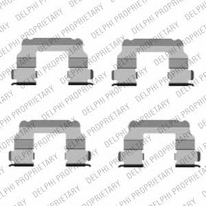 Delphi LX0456 Mounting kit brake pads LX0456