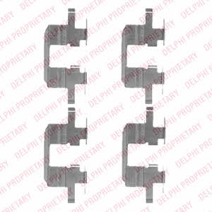 Delphi LX0472 Mounting kit brake pads LX0472