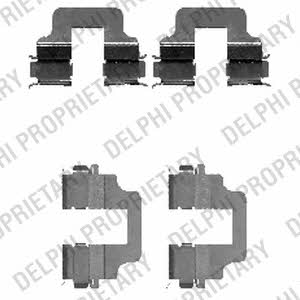 Delphi LX0473 Mounting kit brake pads LX0473