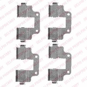 Delphi LX0485 Mounting kit brake pads LX0485