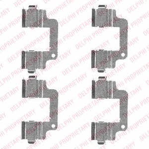Delphi LX0486 Mounting kit brake pads LX0486