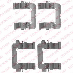 Delphi LX0498 Mounting kit brake pads LX0498