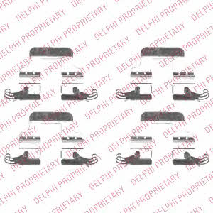 Delphi LX0541 Mounting kit brake pads LX0541