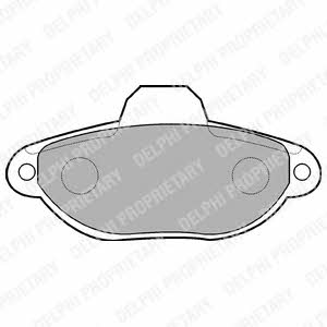 Delphi Brake pad set – price [object Object] PLN