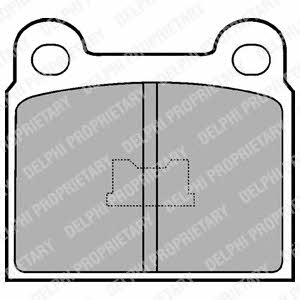 Delphi LP86 Brake Pad Set, disc brake LP86