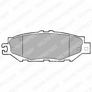 Delphi LP939 Brake Pad Set, disc brake LP939