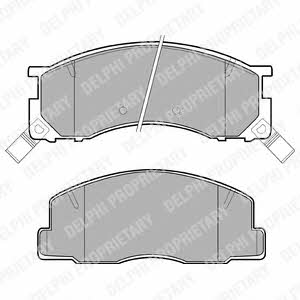 Delphi LP941 Brake Pad Set, disc brake LP941