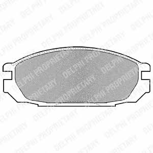 Delphi LP983 Brake Pad Set, disc brake LP983