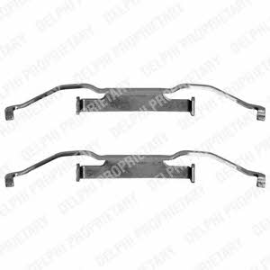 Delphi LX0153 Mounting kit brake pads LX0153