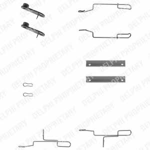 Delphi LX0168 Mounting kit brake pads LX0168