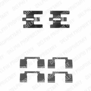 Brake pad accessory kit Volvo 960: LX0224 Delphi Brake pad fitting kit