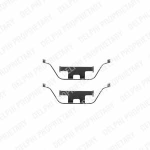 Delphi LX0295 Mounting kit brake pads LX0295
