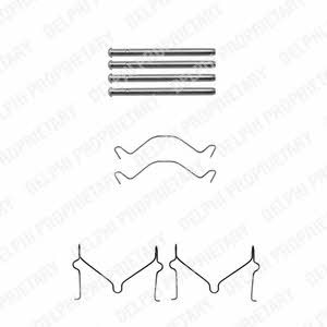 Delphi LX0306 Mounting kit brake pads LX0306