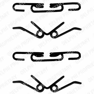 Brake pad fitting accessory Mercedes Sprinter: LX0315 Delphi Brake pad fitting kit