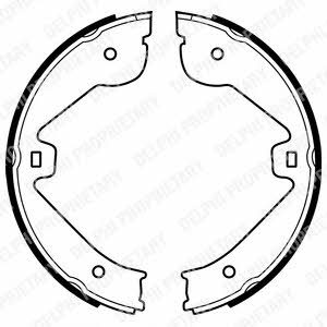 Delphi LS1995 Parking brake shoes LS1995