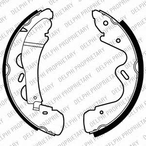 Delphi LS2019 Brake shoe set LS2019