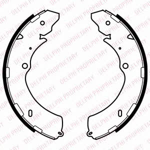 Delphi LS2063 Brake shoe set LS2063