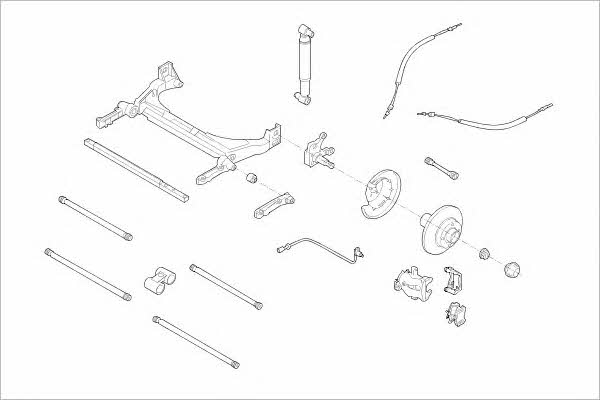 RENA16231R Delphi Wheel suspension