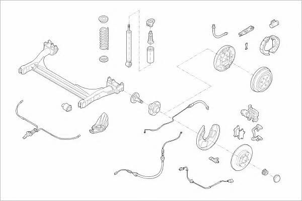 Delphi SKOD-14278-R Wheel suspension SKOD14278R