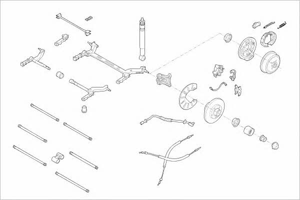 Delphi RENA-03758-R Wheel suspension RENA03758R