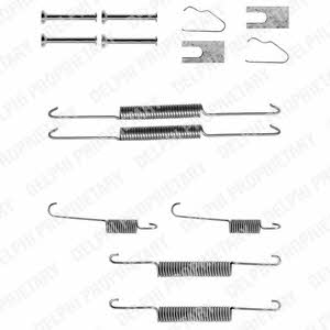 Delphi LY1169 Brake pad fitting kit LY1169 LY1169 Delphi Brake pad fitting kit