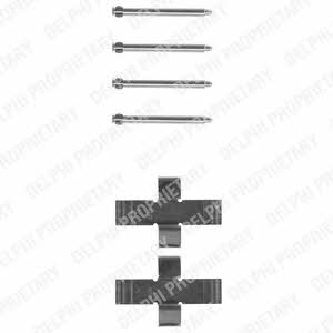 Brake pad fitting accessory Opel Rekord E: LX0009 Delphi Brake pad fitting kit