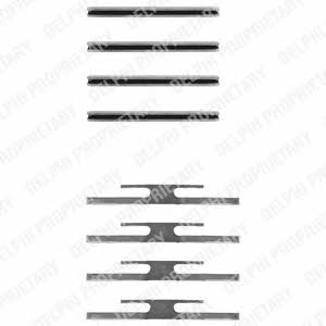 Brake pad fitting kit Delphi LX0035