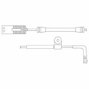 Delphi LZ0136 Warning contact, brake pad wear LZ0136