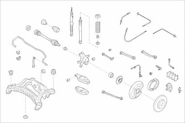 MERC08557R Delphi Wheel suspension