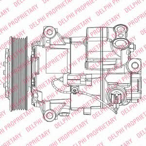 Delphi TSP0155947 Compressor, air conditioning TSP0155947