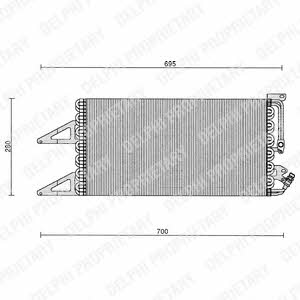 Delphi TSP0225103 Cooler Module TSP0225103