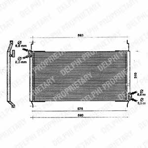 Delphi TSP0225160 Cooler Module TSP0225160