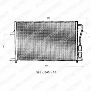 TSP0225275 Delphi AC Condenser