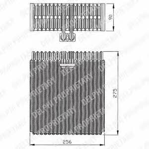 Delphi TSP0525143 Air conditioner evaporator TSP0525143