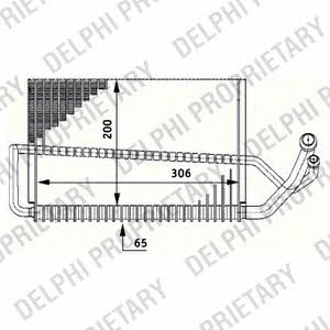 Delphi TSP0525175 Air conditioner evaporator TSP0525175