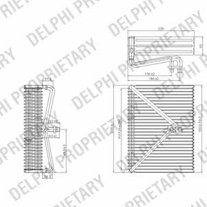 Delphi TSP0525178 Air conditioner evaporator TSP0525178