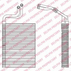 Delphi TSP0525197 Air conditioner evaporator TSP0525197